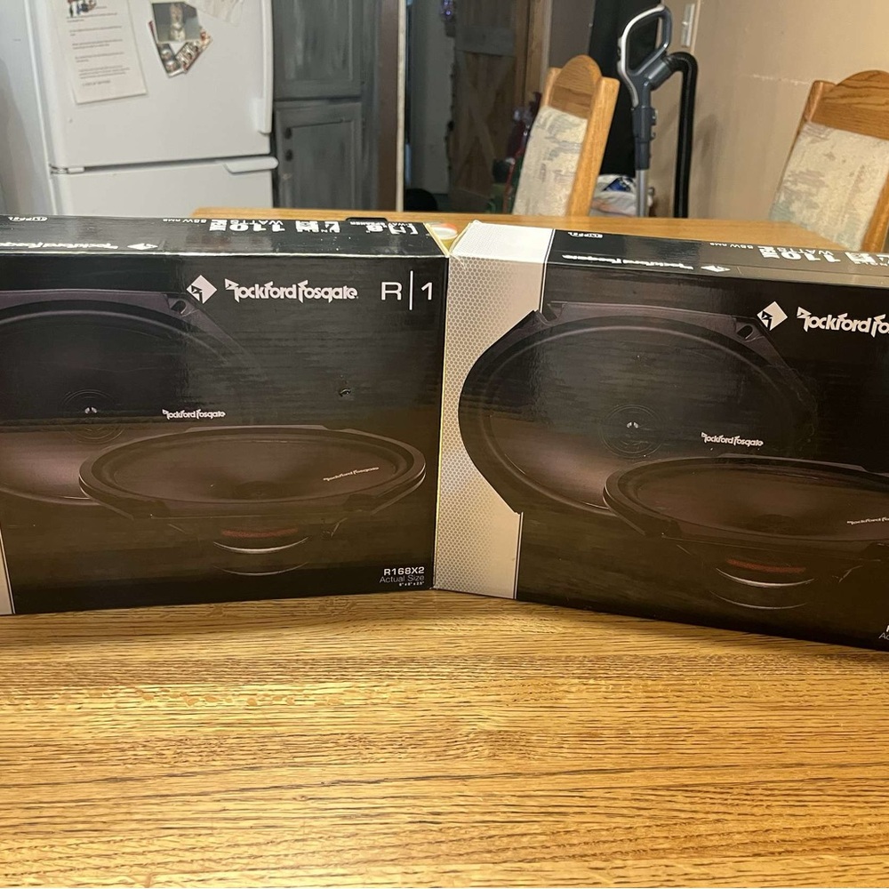 Rockford Fosgate 6.8" 2-Way Speakers in Black